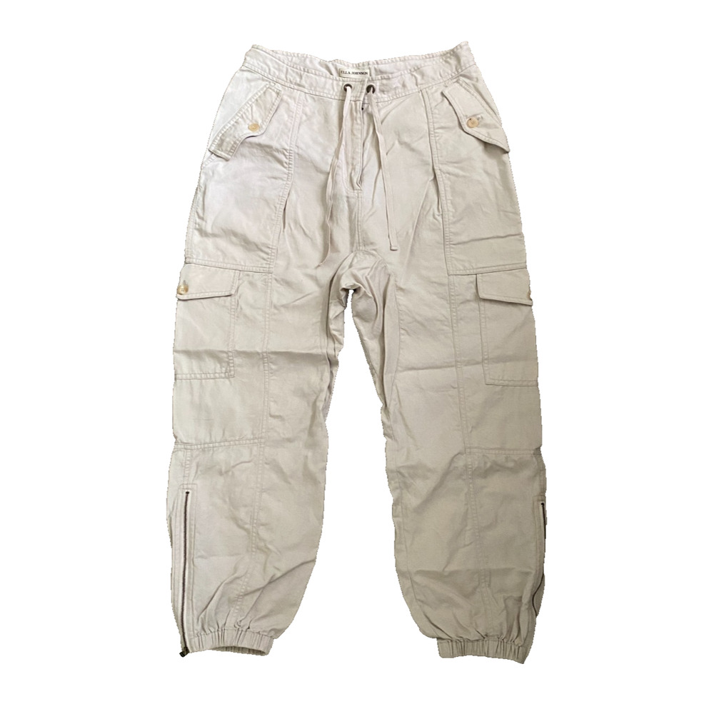 Ulla Johnson Edris Pant Cargo Pant Size 4 Slouchy Harem Drop Crotch Gorpcore
